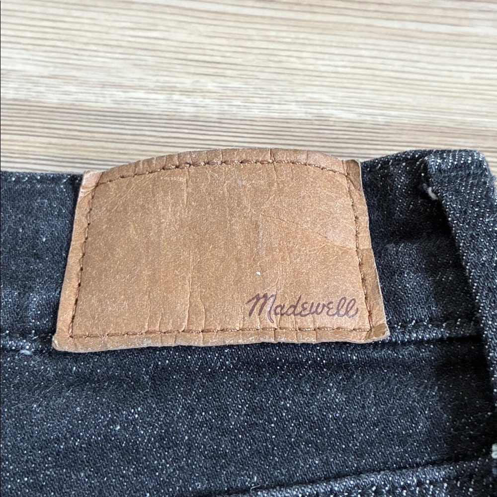 Madewell The Mom Jean Black Stretch denim Women’s Size 28 Straight tapered leg - Picture 12 of 13